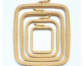 Plastic Square Hoop Nurge Coffee Brown in Different Sizes. Good Stretch Plastic Frame 170-12 , 170-13 , 170-14 Coffee Brown