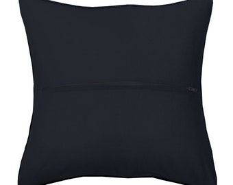 Cushion Back with Zipper for Needlepoint or Cross Stitch. Black Color by Orchidea 9901