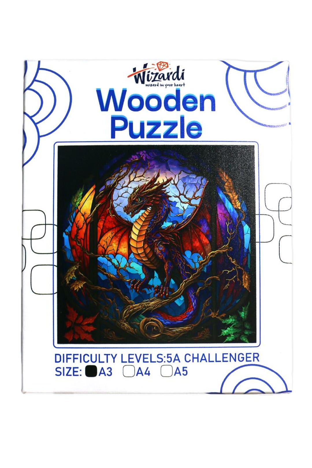 Majestic Dragon - Jigsaw Wooden Puzzle 11.61