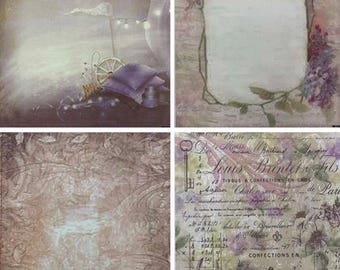 Canvas for Embroidery with an Applied Background – Aida 16 Needlework Fabric. Decorative Printed Cloth for DIY Cross Stitch by Alisena