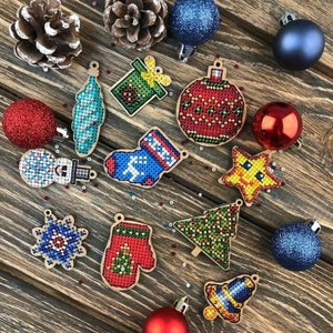 Wood Beading Blanks Sets. Different Beading Craft Sets of Blanks for Embroidery on Wood by Wonderland Crafts