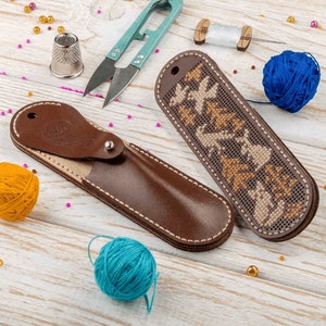 DIY Sewing Accessory Kit - Scissor Case Making Kit. Handmade Scissor Cover Kit by Wonderland Crafts FLTL-063