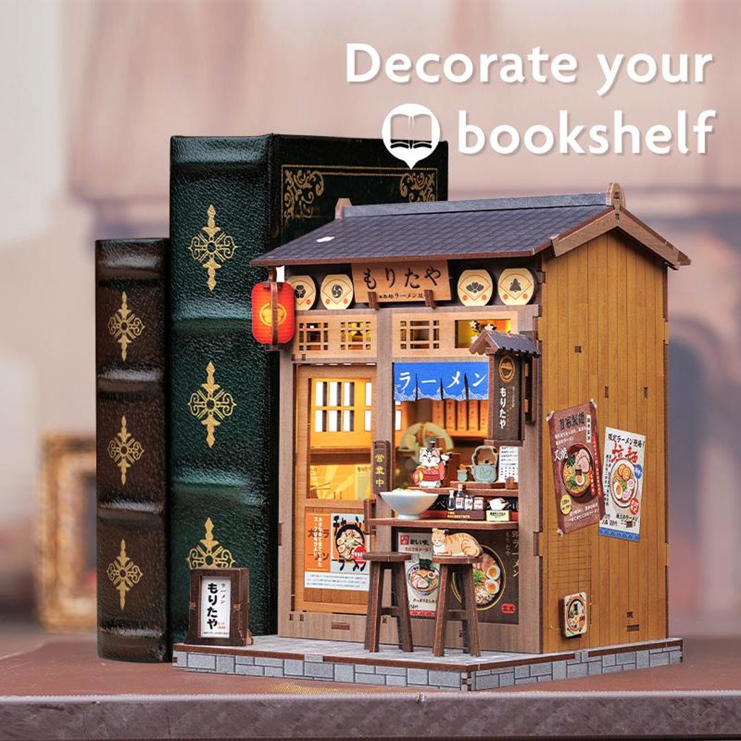 DIY Miniature Roombox Kit - Morita-ya. Japanese Style Handmade