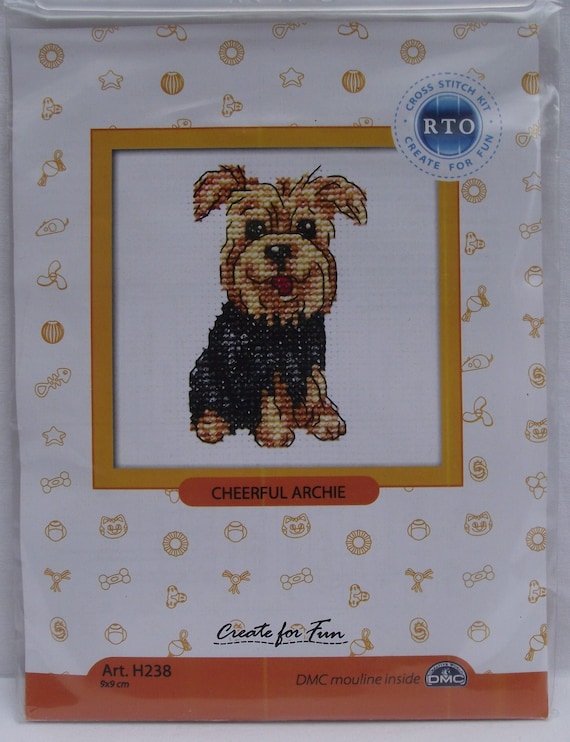 Cheerful Archie Cross Stitch Kit Cheerful Archie Cross Stitch Kit
