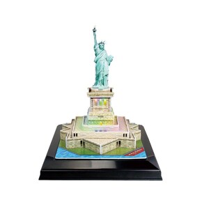 Building Model Kit - Statue of Liberty. 3d Paper Building Model Crafting Kit. Home Decor. Gift Craft Idea. DIY Paper Craft F07M5-43-C080h