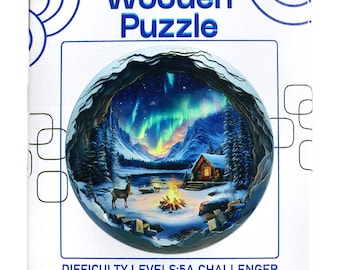 Northern Lights - Jigsaw Wooden Puzzle 11.69