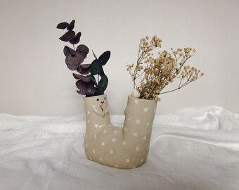Lovers Vase - Ceramic Vase - Home Decor
