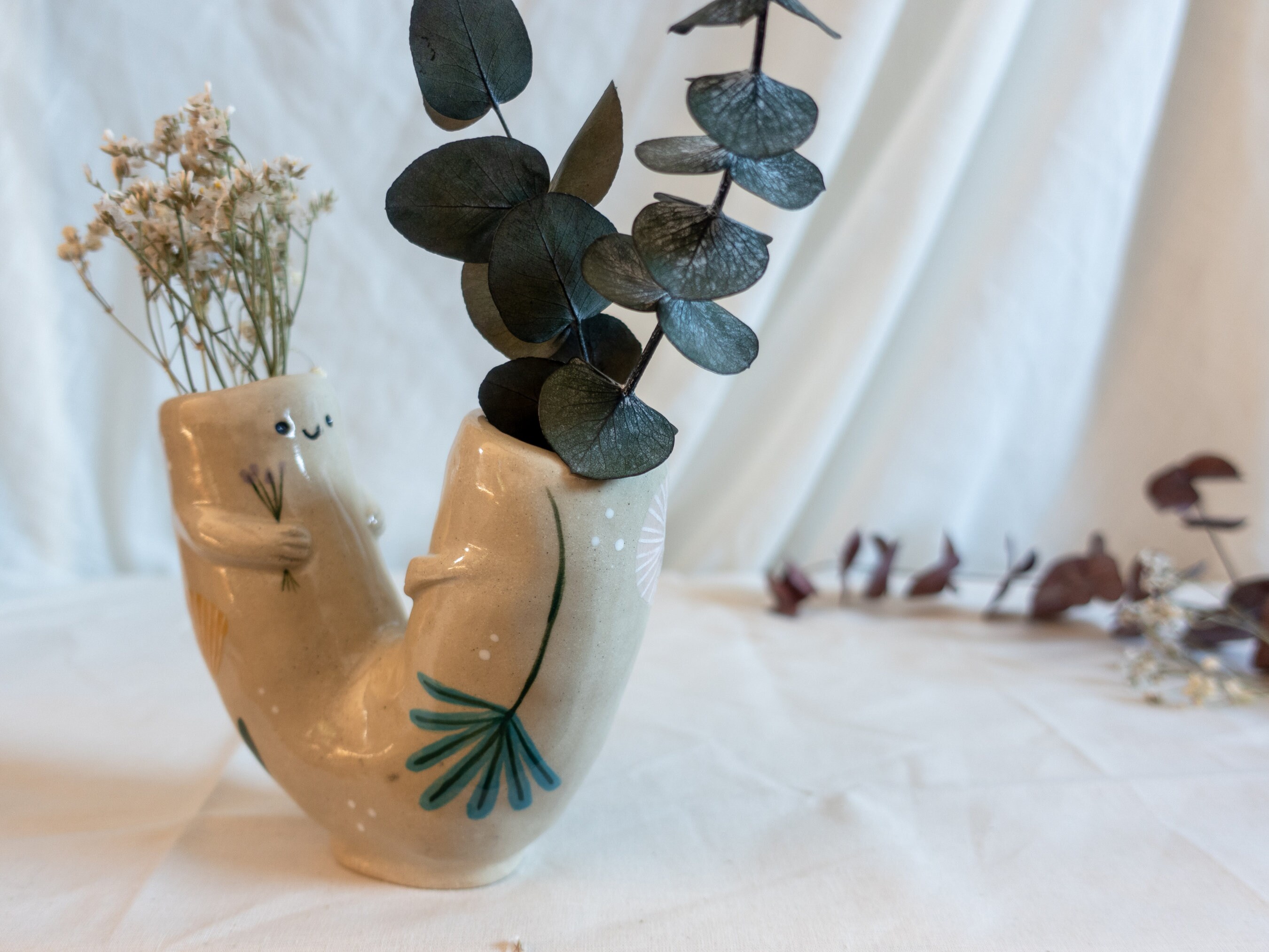 Vase Pour Amoureux - Vase en Céramique Décoration Intérieure