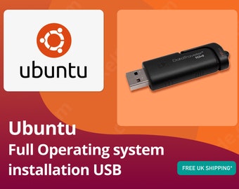 Ubuntu Linux Operating System Installation 16GB USB Dongle