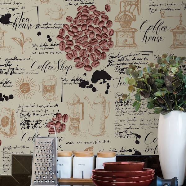 Kitchen Wallpaper Peel and Stick - Etsy