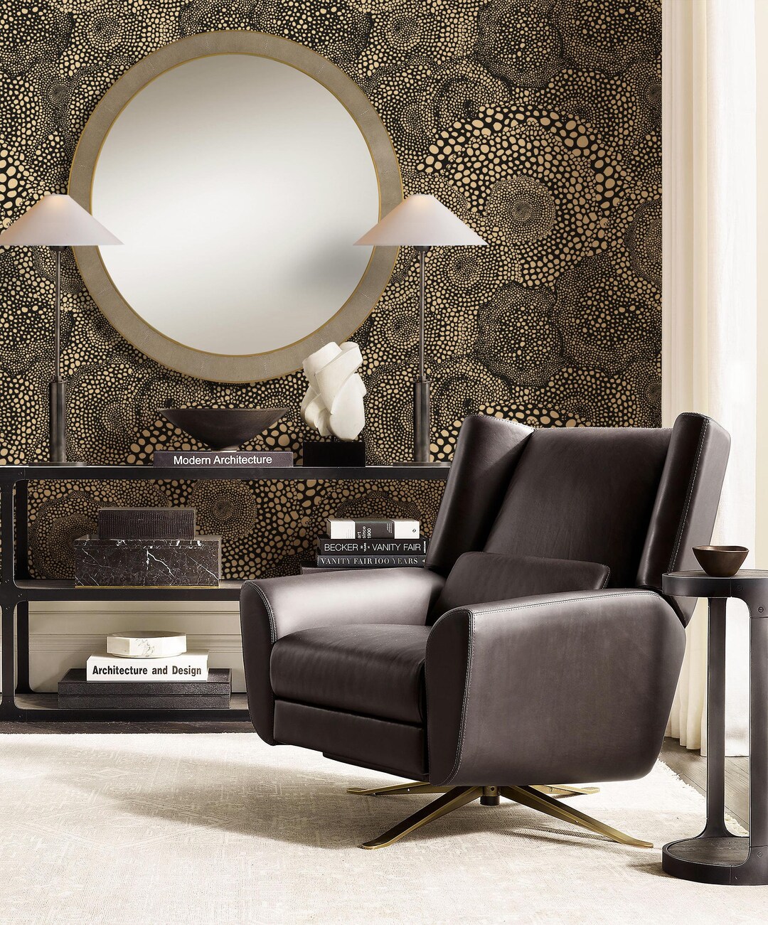 Abstract Repositionable Wallpaper, Peel & Stick Wallpaper, Contemporary ...