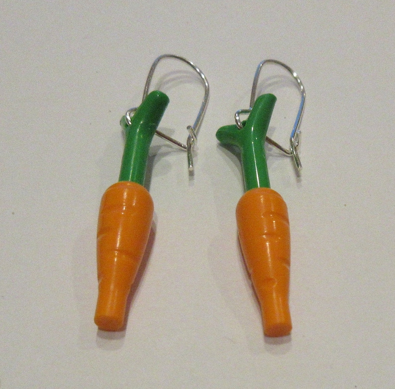love them come in a nice gift box-free shipping in usa Easter earring easter bunny carrot earring made out of LEGO by me bricks