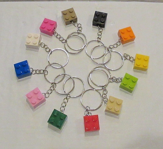 Lego block online keychain