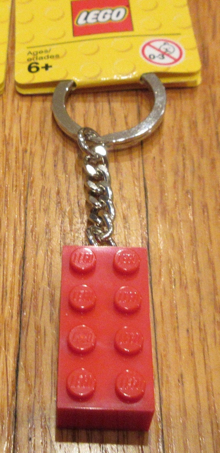 Pick Your Color 2X4 Brick Key Chain Made by Lego With Tages Great ...