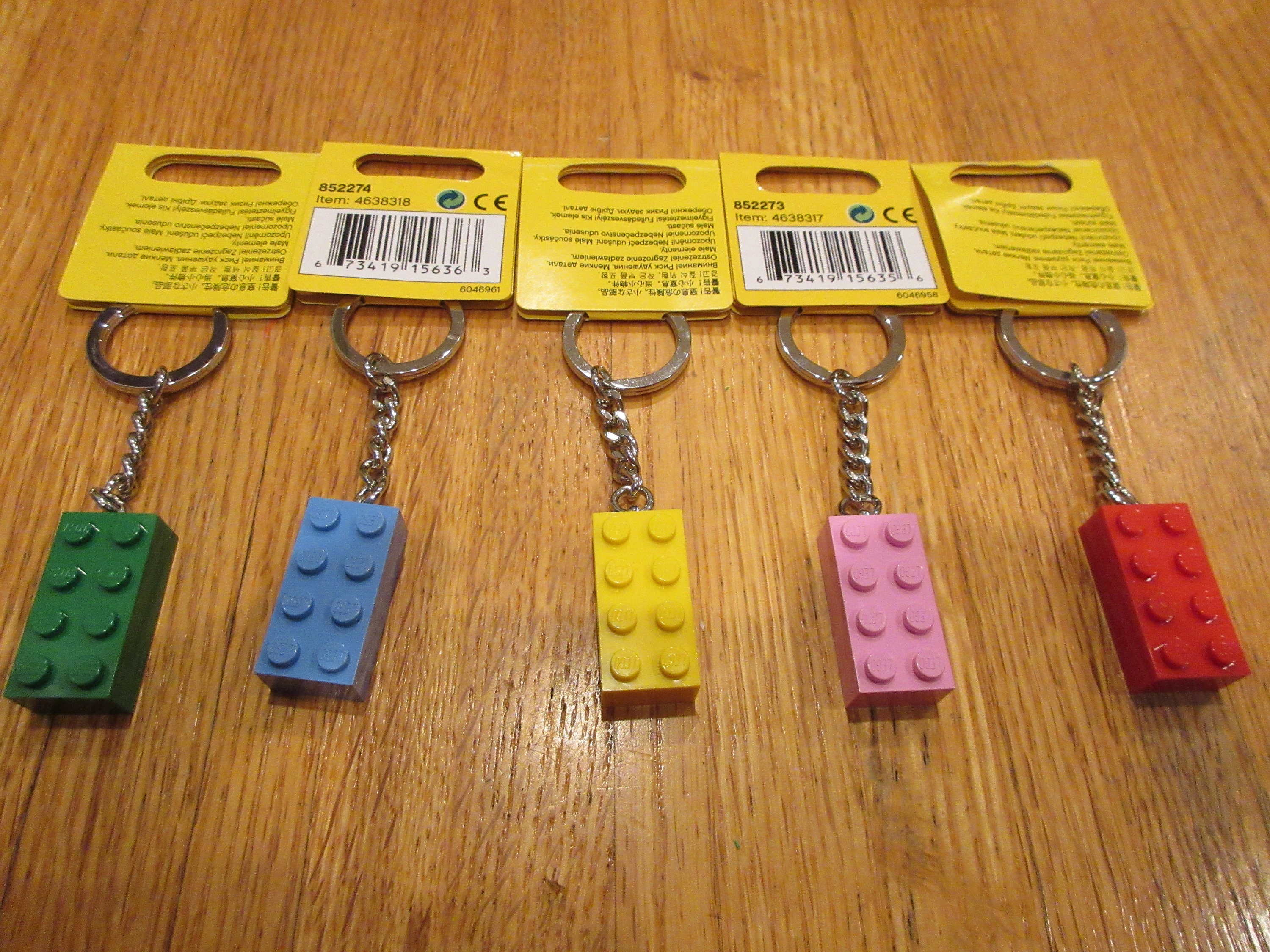 Pick Your Color 2X4 Brick Key Chain Made by Lego With Tages Great ...
