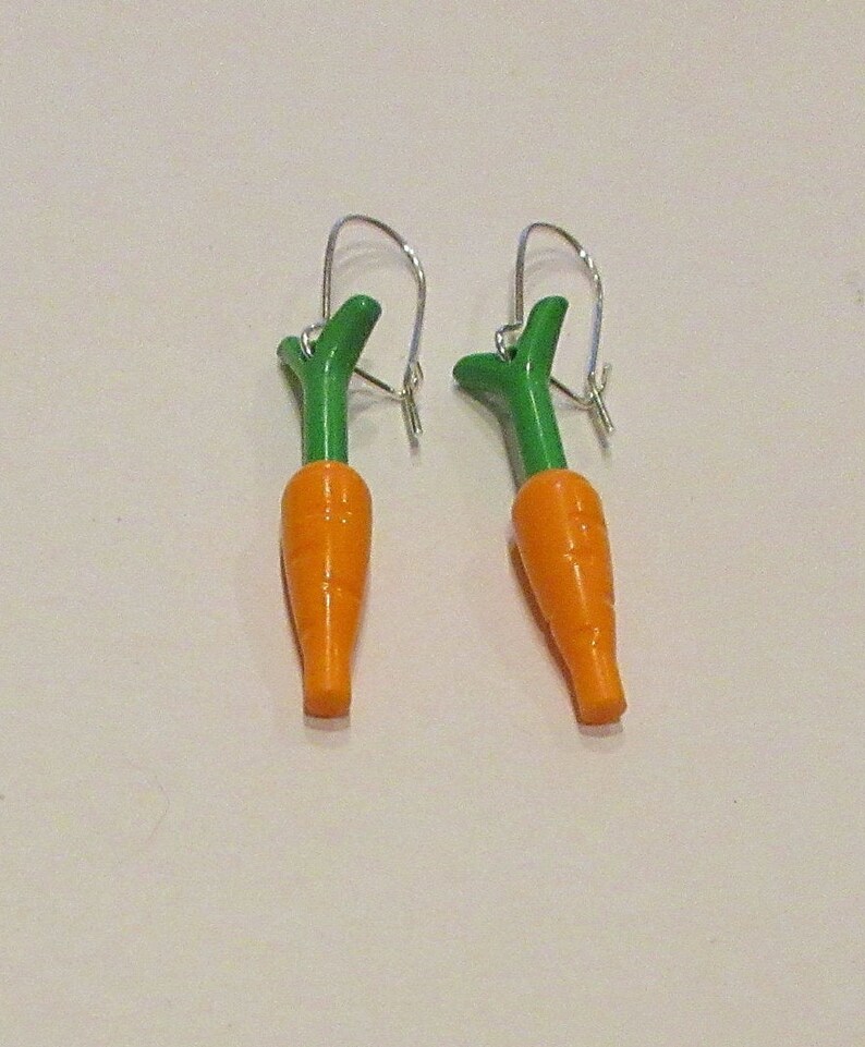 love them come in a nice gift box-free shipping in usa Easter earring easter bunny carrot earring made out of LEGO by me bricks