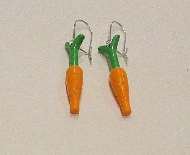 love them come in a nice gift box-free shipping in usa Easter earring easter bunny carrot earring made out of LEGO by me bricks