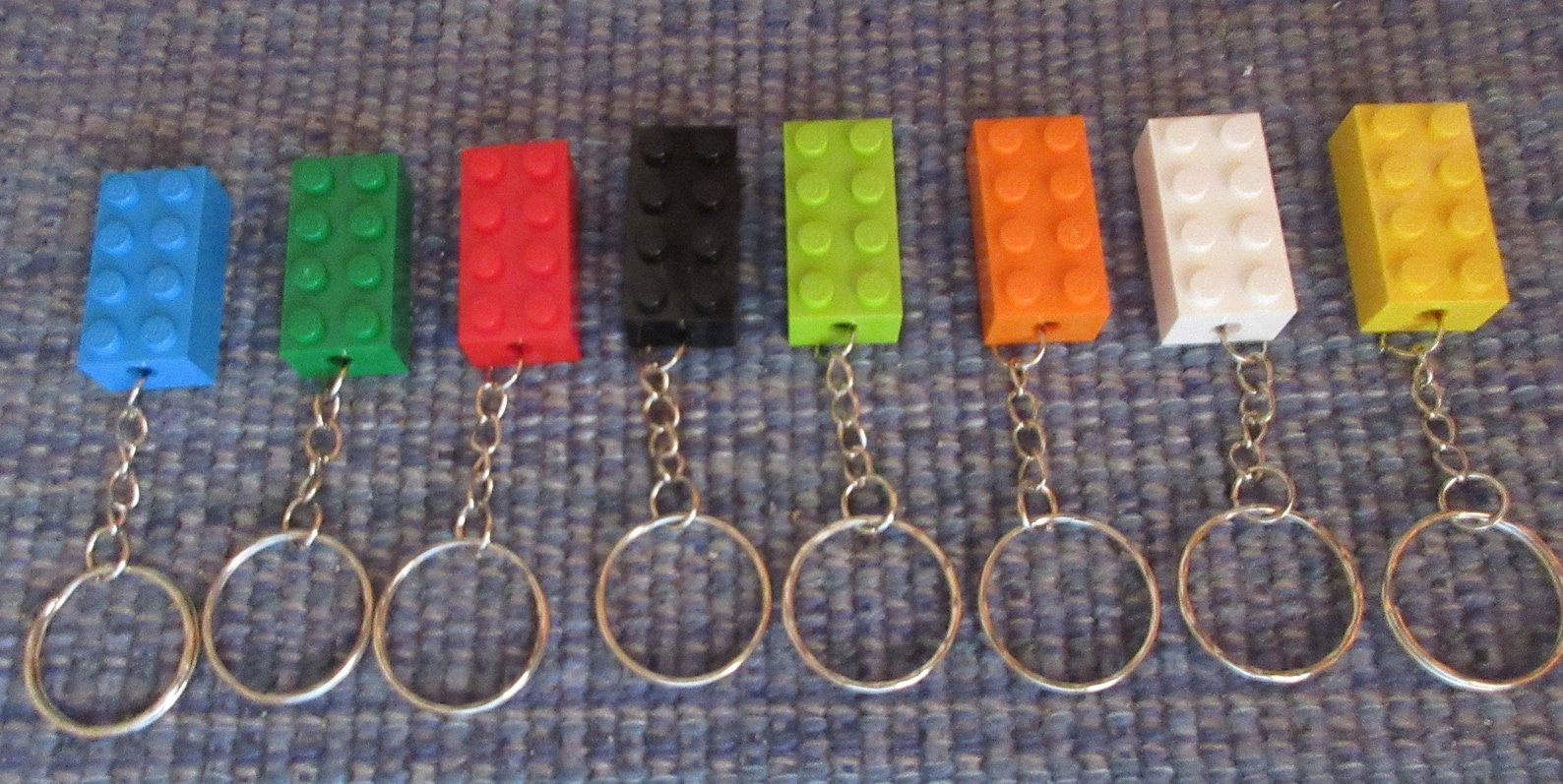 15 Key Chains Made Out of LEGO Bricks 2x4 Key Ring Key Chain Etsy