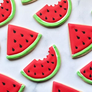 Watermelon Sugar Cookies (Summer Cookies)