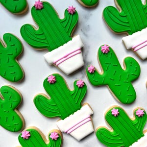 Cactus Sugar Cookies