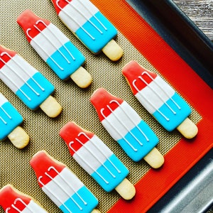 Rocket Pop Cookies/ 4th of July Cookies