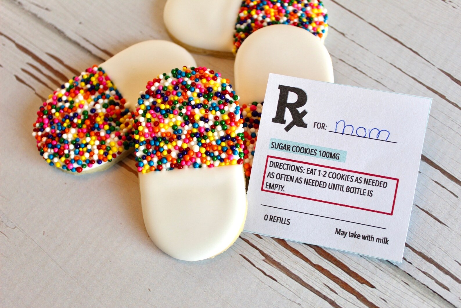 Medicine/Pill Sugar Cookies Chill Pill Cookies Etsy