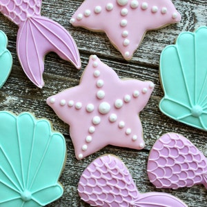 Under the Sea Theme Sugar Cookies
