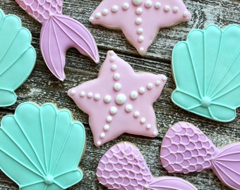 Under the Sea Theme Sugar Cookies