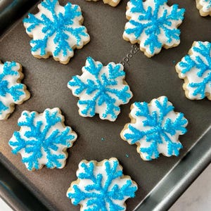 Mini Snowflake Sugar Cookies