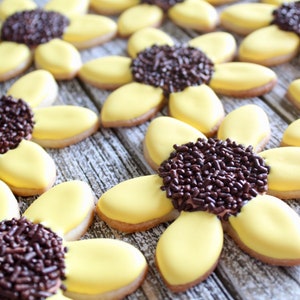 Sunflower Sugar Cookies