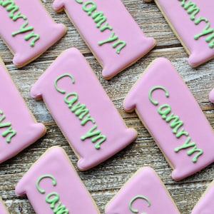 Number 1 Sugar Cookies (first birthday)