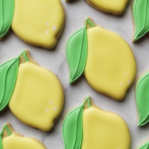 Lemon Theme Sugar Cookies