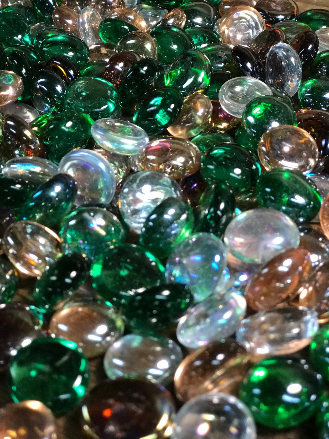 Decorative Glass Stones 226 Total Etsy