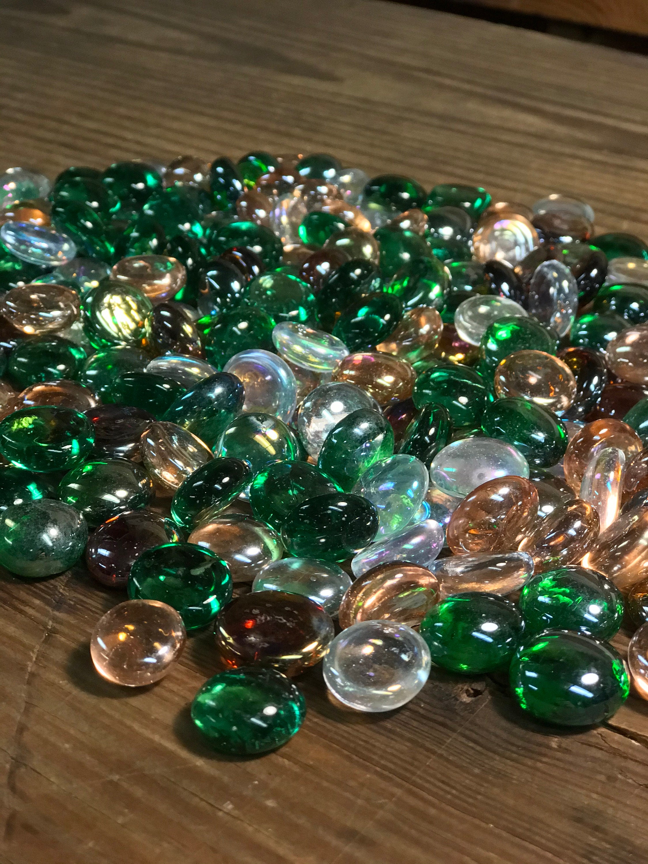 Decorative Glass Stones 226 Total Etsy