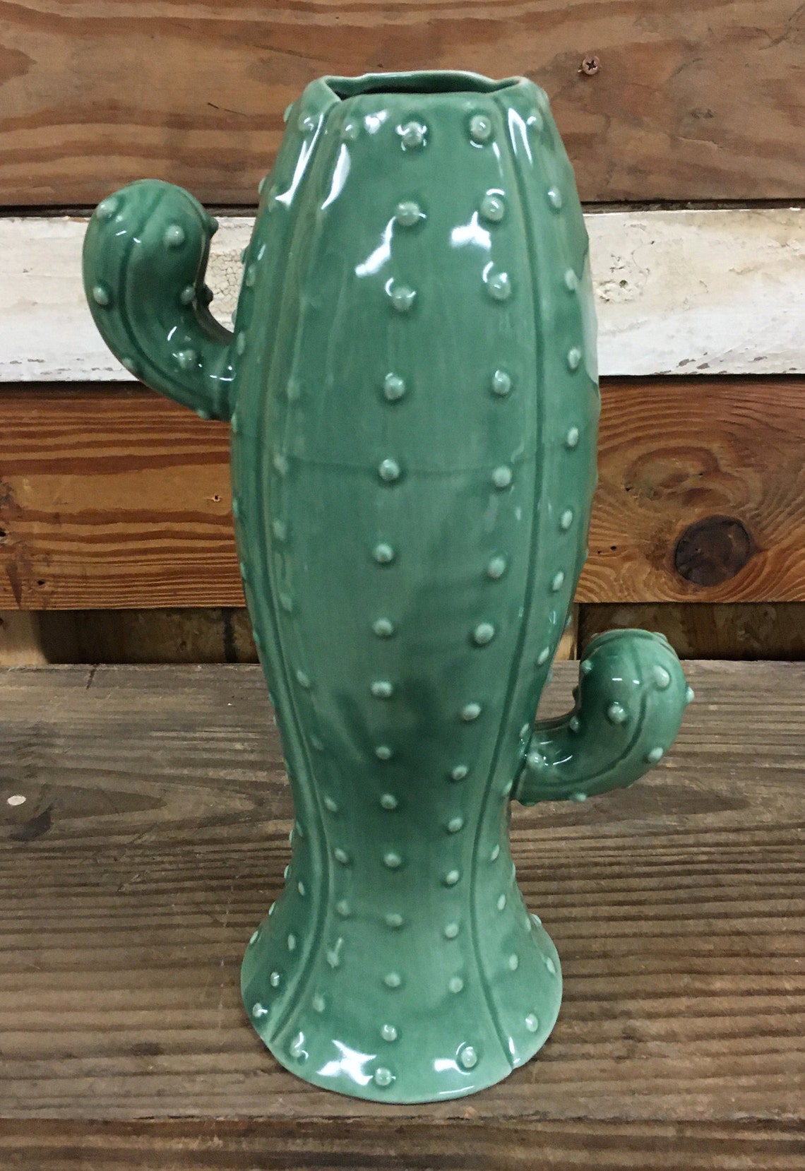 Apropos Home Collection Ceramic Cactus Vase Desert Decor Etsy