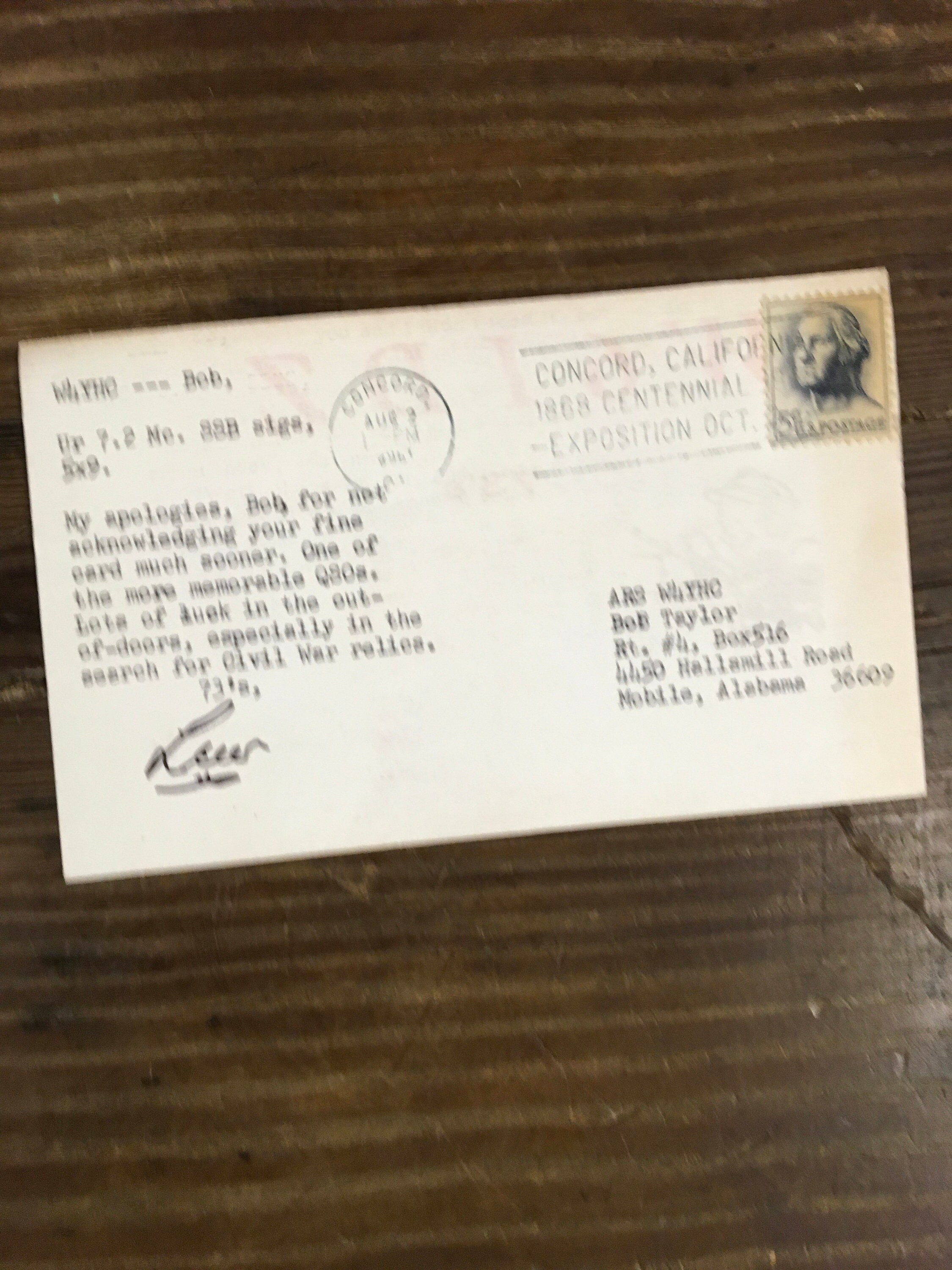 4 Vintage California Ham Radio Call Cards | Etsy