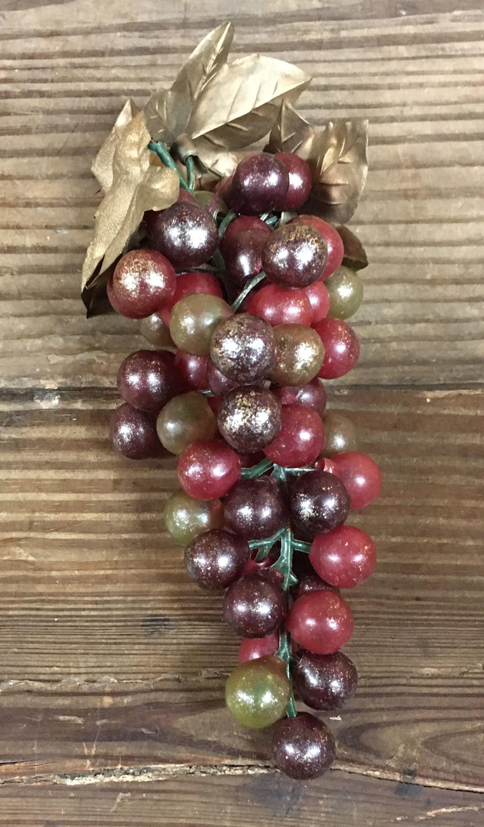Plastic Grapes Table Decor Kitchen Decor Artificial Etsy