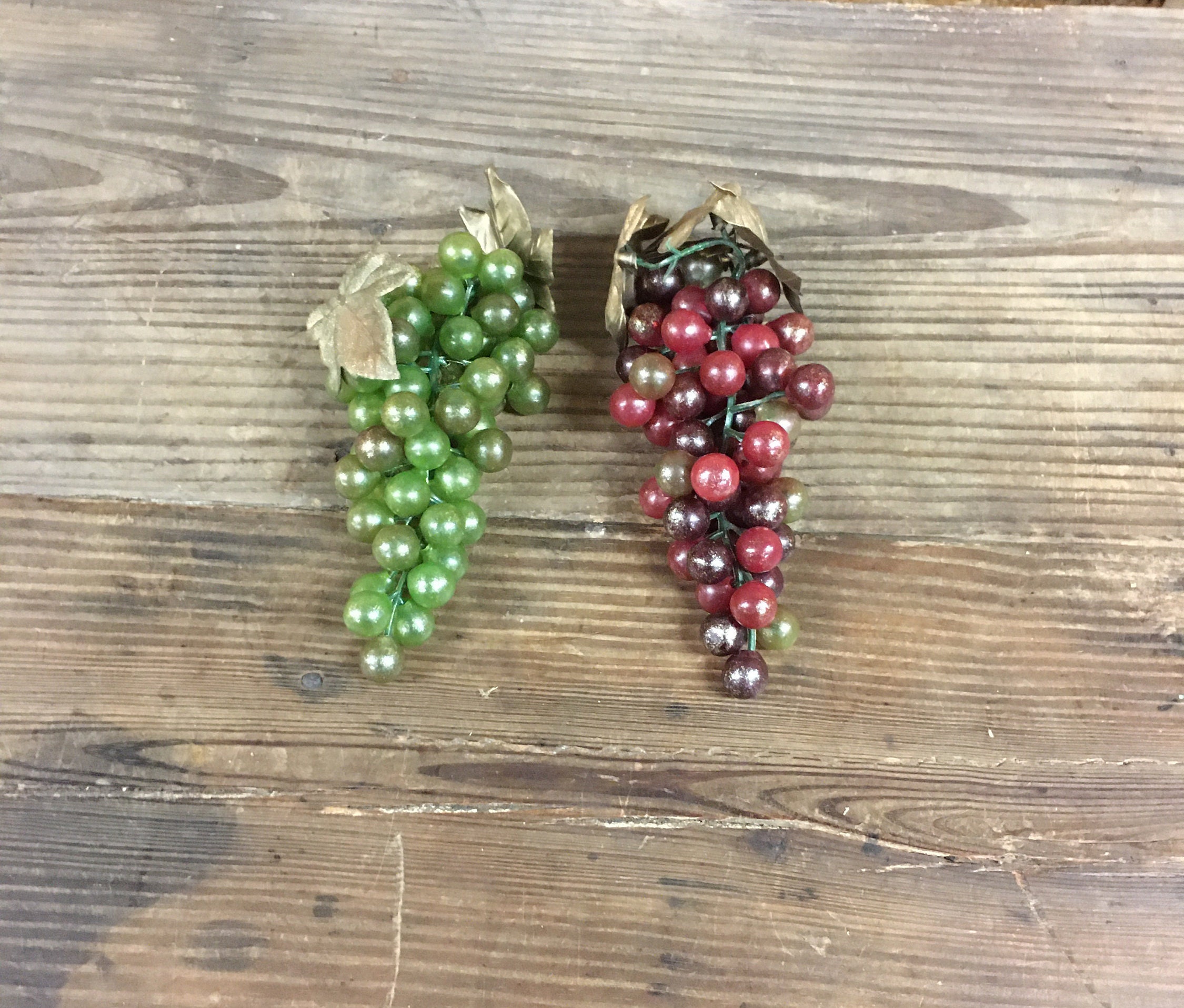 Plastic Grapes Table Decor Kitchen Decor Artificial Etsy