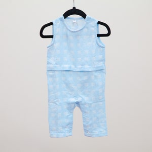 Jumpsuit - Blue, NICU Friendly