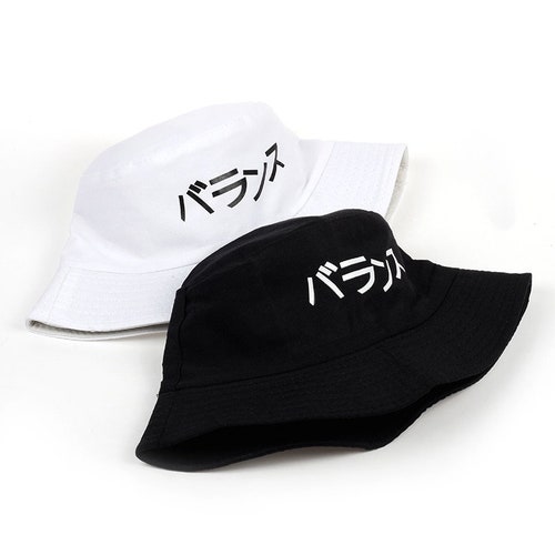 Harajuku Bucket hat Tumblr Grunge Hipster Retro Vintage 90s Kawaii Art Hoe Aesthetic Kpop Jpop Japanese