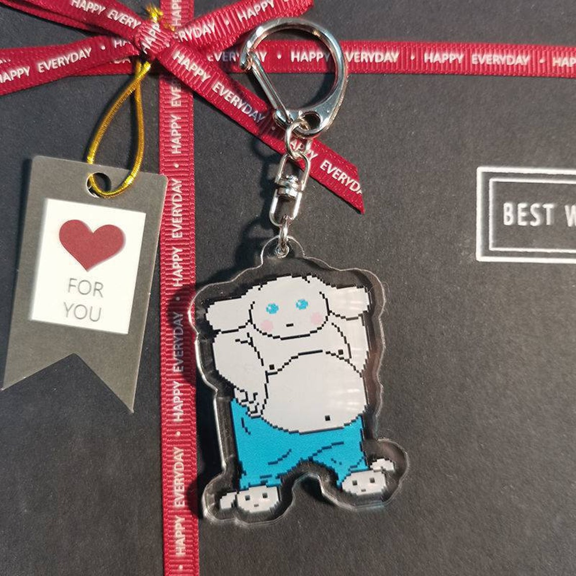Buff Chubby Kuromi Kawaii Keychain Hello Kitty Cinnamoroll Etsy