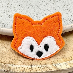 FOX geborduurde strijkpatch, warmte-lijm, dierenpatches, decoratie, feestdagen, winterkou, grappig, kinderen, cartoon, wild, cadeau voor vossenliefhebbers