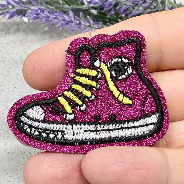 Embroidered IRON ON PATCH Sport Running Shoes Soccer Ball Baseball Football Basketball Heat Adhesive Patches Adornment Jeans Snikers