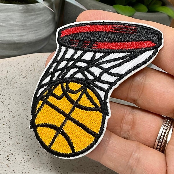 Basketball Patch Etsy
