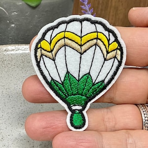 AIR BALLOON Embroidered Iron on patch Heat Adhesive Patches Adornment Jeans Snikers Add your clothes Mongolfian festival Hot air balloon