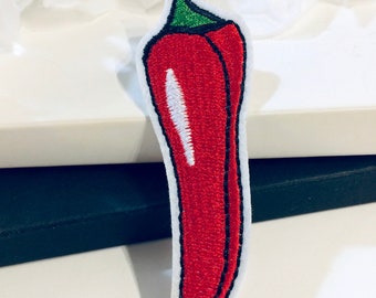 Spicy Chili Patches iron on patches funny iron on patch patches for Jackets  embroidery patch Patch for backpack