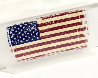AMERICAN FLAG Iron on patch Heat Adhesive Backing Vinyl Patches Old USA,Travel Fun Iron on transfer Ready to press, Gift American flag lover