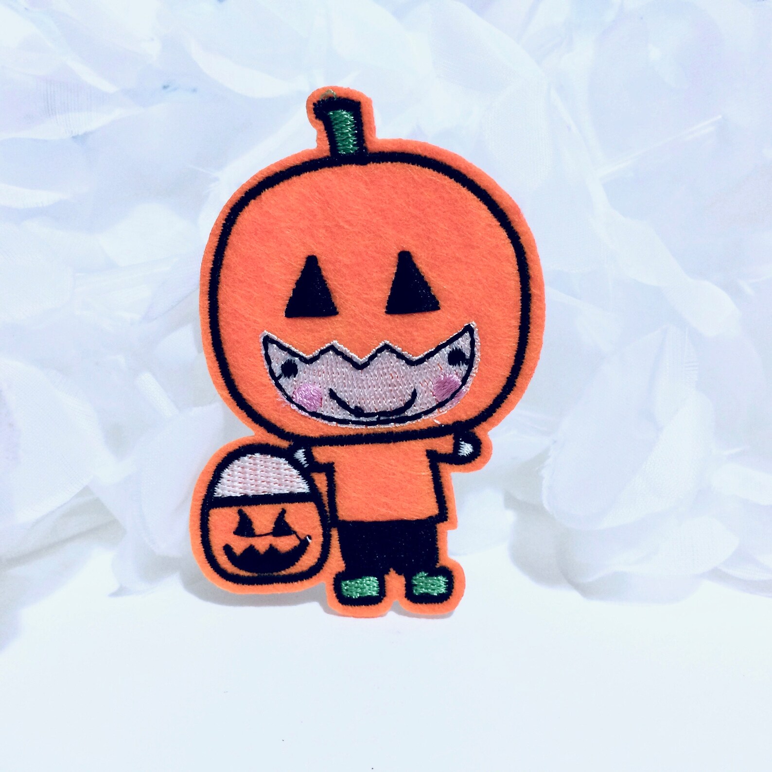HALLOWEEN Embroidered IRON on PATCH Heat Adhesive Pumpkin Punk Etsy