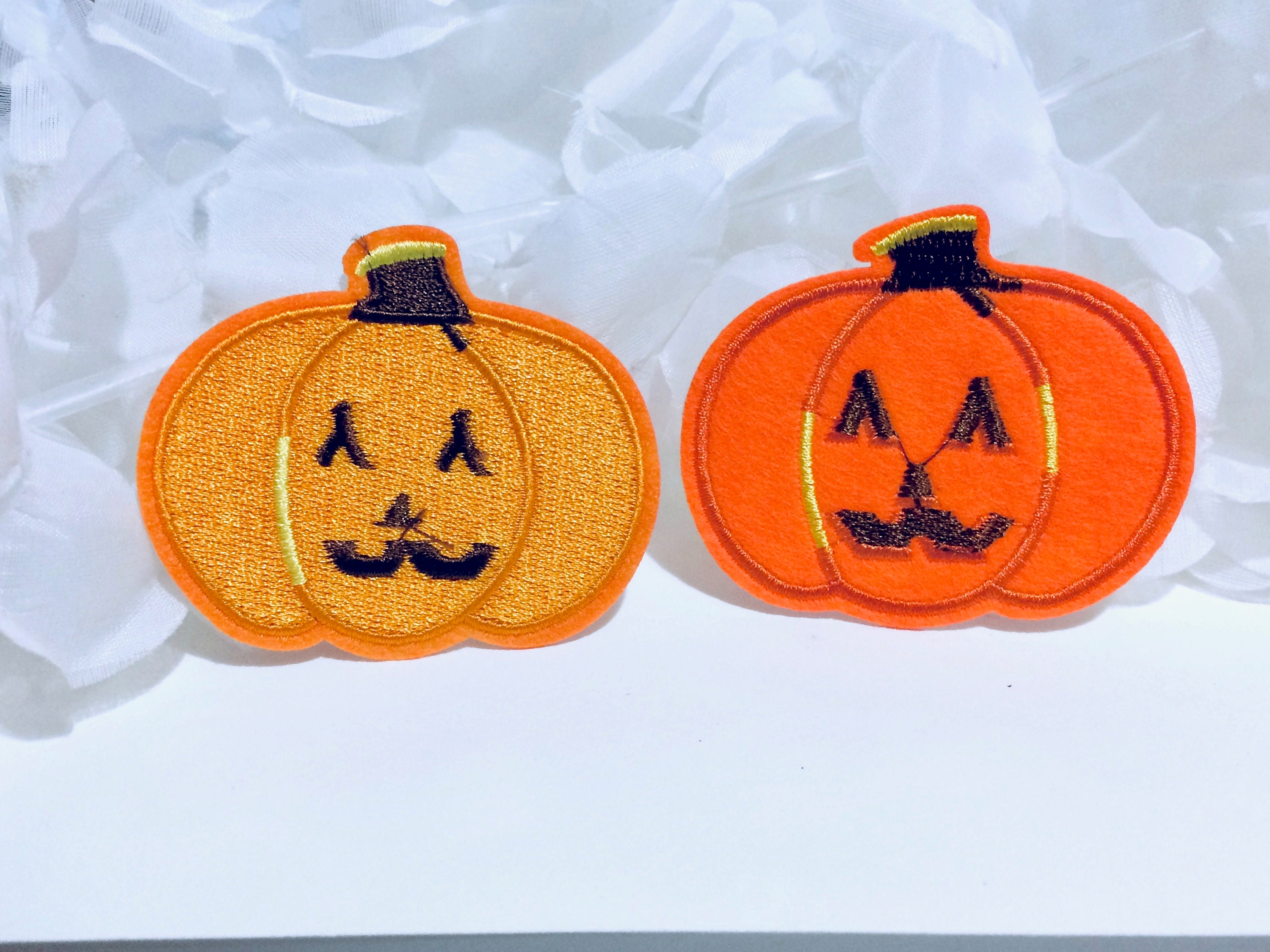 HALLOWEEN Embroidered IRON on PATCH Heat Adhesive Pumpkin Punk Etsy
