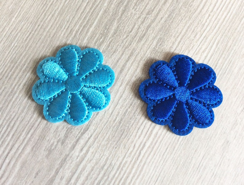 Embroidered IRON ON PATCH Flowers Trees Patches Tree Colorful flowers Decoration Embellishment Ornament Adornment Washable Iron on patches